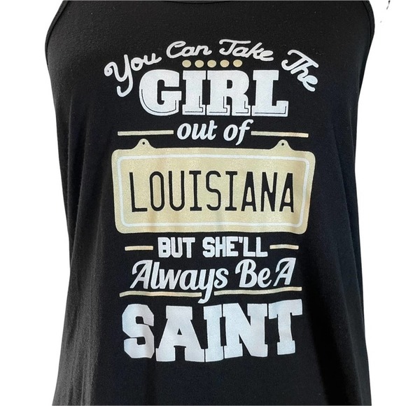 Louisiana Saint Racerback Tank Top - Picture 3 of 5
